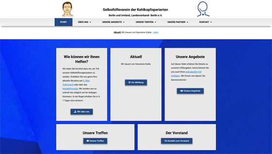Screenshot Selbsthilfeverein der Kehlkopfoperierten Berlin und Umland, Landesverband- Berlin e.V.